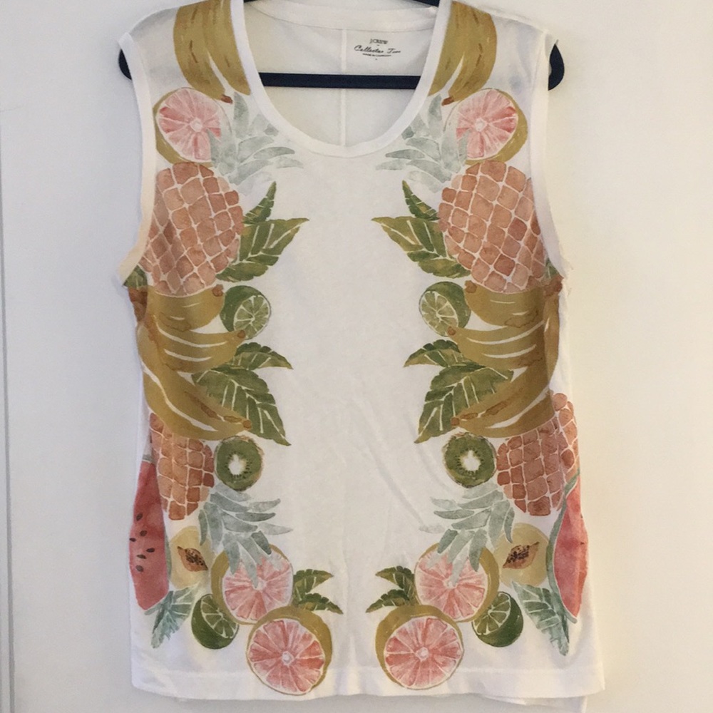 Jcrew Fruit Tank 🍌